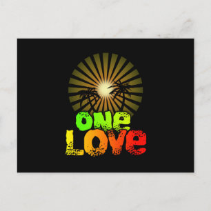 One kärlek Jamaica Vykort