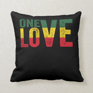 One Kärlek Jamaican Rasta Reggae Kudde