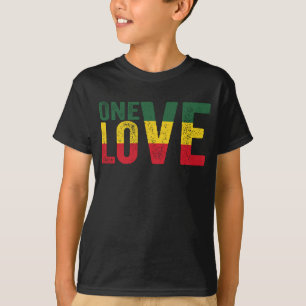One Kärlek Jamaican Rasta Reggae T Shirt