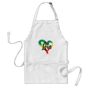 One Kärlek One Heart Reggae Vibes Förkläde