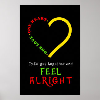 One Kärlek Poster