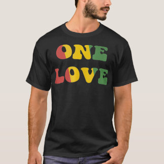 One Kärlek Rasta Rastafari Reggae Music Roots Jama T Shirt