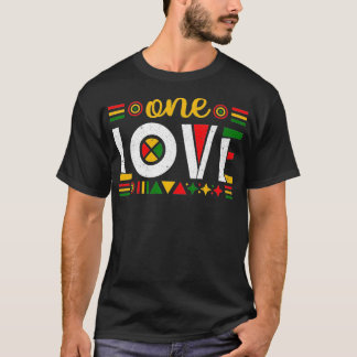 One Kärlek Rasta Reggae Jamaica Music Älskare fo b T Shirt