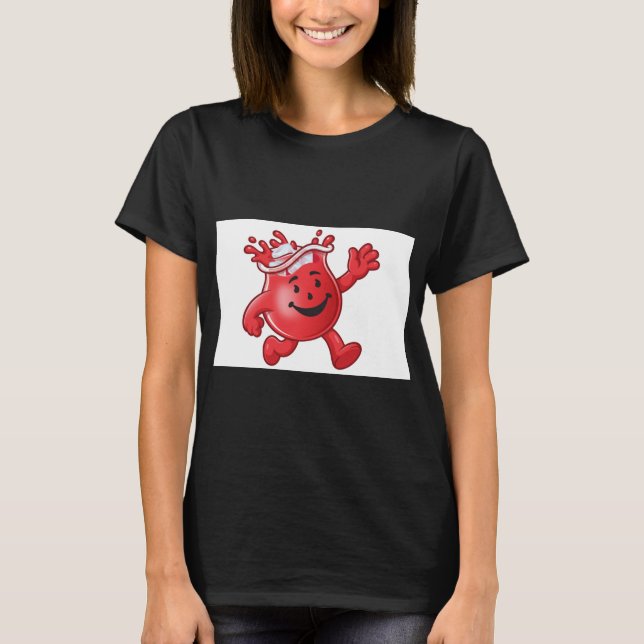 "ONE KOOL AIDE" Damtröja T Shirt (Framsida)