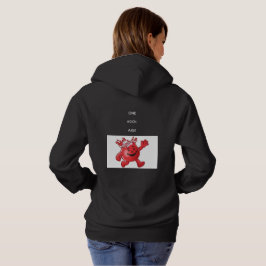 "ONE KOOL AIDE" Kvinnors Hoodie T Shirt