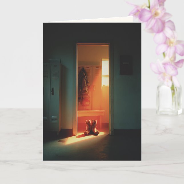 "One Last Shift, Done in Peace" Sympathy Kort (Orkide)