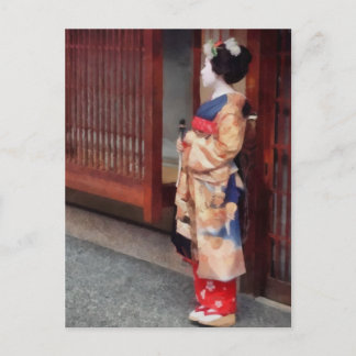 One Little Geisha Art Vykort