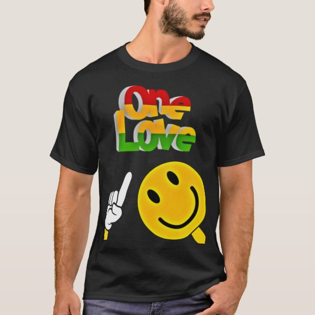 "One Love-2" T-Shirt (Framsida)