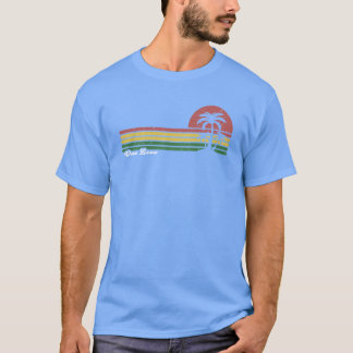 One Love Beach Randiga Palmrees pojke rolig T Shirt