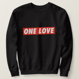 One Love Rastafari Rasta Reggae Sweater Lång Ärmad Tröja