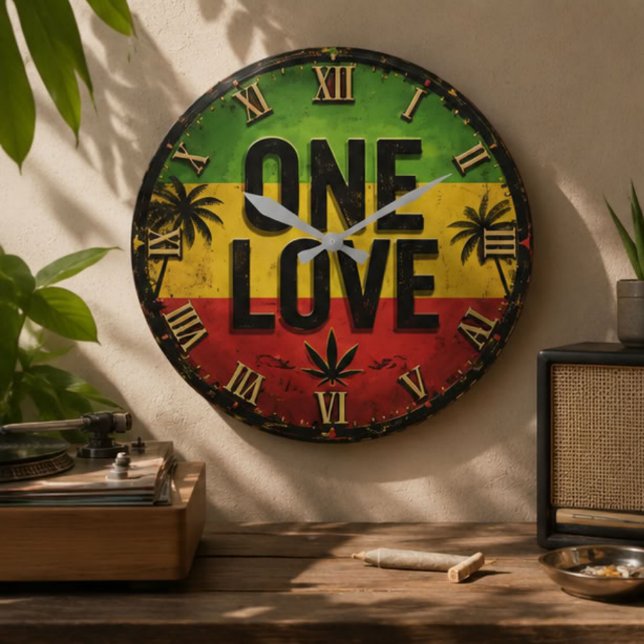 One Love Regga Stor Klocka (Skapare uppladdad)