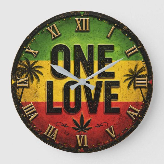 One Love Regga Stor Klocka (Framsida)