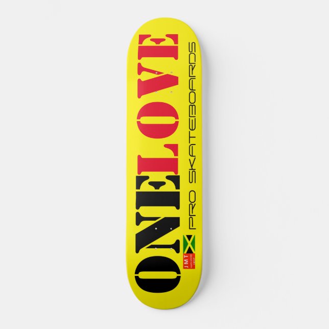 ONE LOVE SKATEBOARDS / JMT SKATEBOARDS (Framsida)