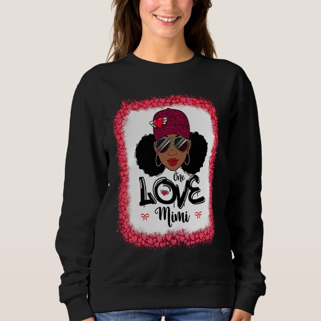 One Loved Mom Black Mom African American Women Val T Shirt (Framsida)