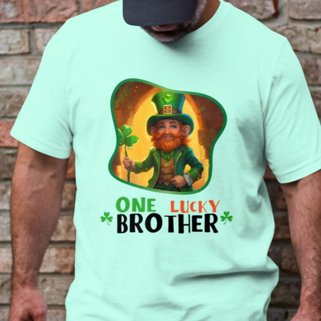 One Lucky Brother - Irish Blessings T Shirt (Skapare uppladdad)