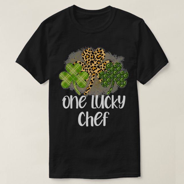 One Lucky Chef St T Shirt (Design framsida)