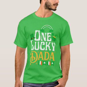 One Lucky Dada St patricks day Funny Irish T Shirt