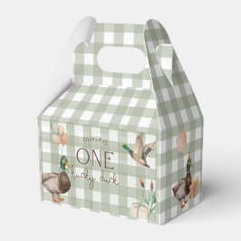 One Lucky Duck 1-års födelsedagsjaktfest Presentaskar