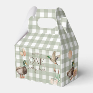 One Lucky Duck 1-års födelsedagsjaktfest Presentaskar