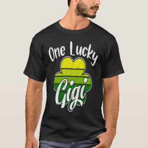 One Lucky Gigi Irish C Grandma St patrick's day T Shirt
