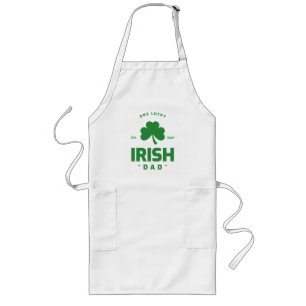 One Lucky Irish Pappa Långt Förkläde