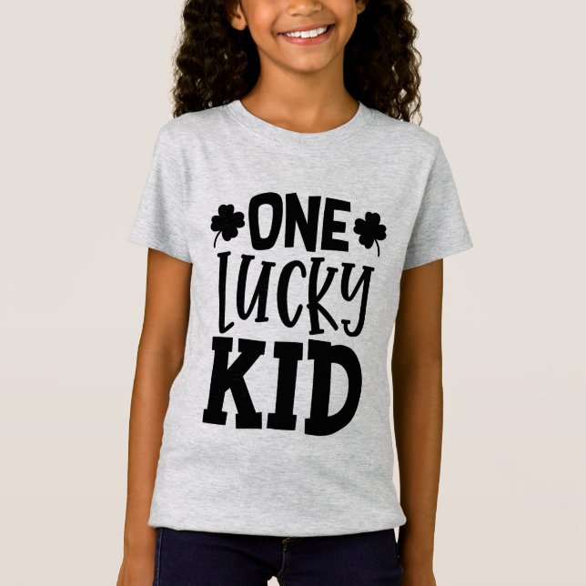 One Lucky Kid T Shirt (Framsida)