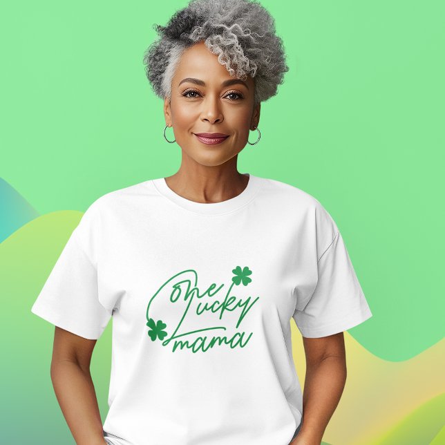 One Lucky Mamma T Shirt (Perfect for St. Patrick's Day or any proud mom!)