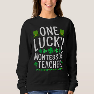 One Lucky Montessori Teacher Saint patrick Costume T Shirt