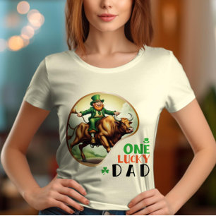 One Lucky Pappa - Emerald Isle Revelry T Shirt