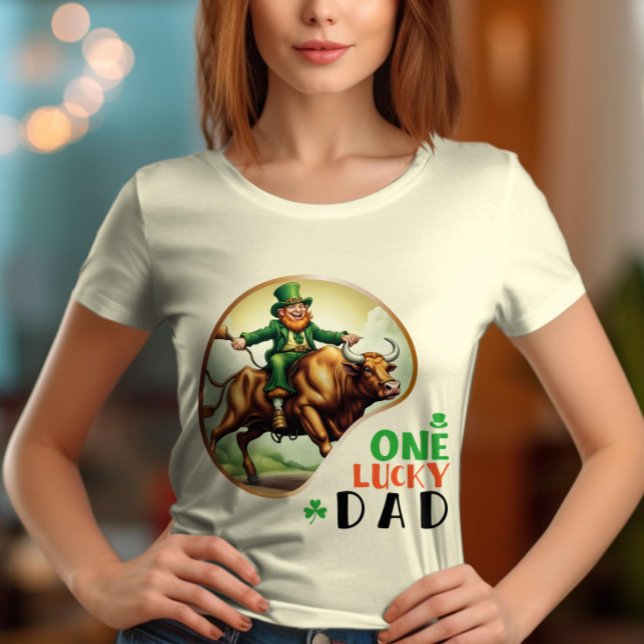 One Lucky Pappa - Emerald Isle Revelry T Shirt (Skapare uppladdad)