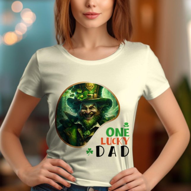One Lucky Pappa - Irish Step Dancing T Shirt (Skapare uppladdad)