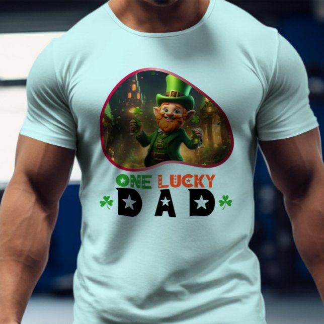 One Lucky Pappa - Irish Traditions T Shirt (Skapare uppladdad)