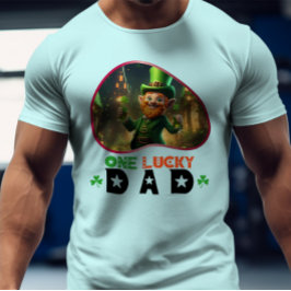 One Lucky Pappa - Irish Traditions T Shirt