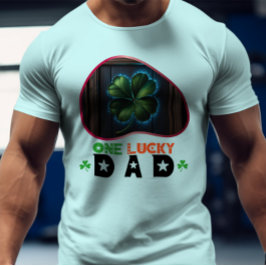 One Lucky Pappa - Klöver Bäck Carnival T Shirt