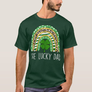 One Lucky Pappa Shamrock Funny St patricks day Mat T Shirt