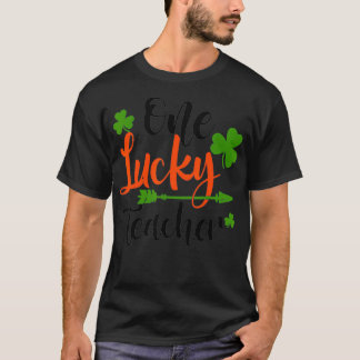 One Lucky Shamrock Teacher Funny St Patricku2019s T Shirt
