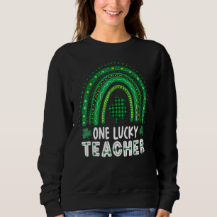 One Lucky Teacher Rainbow St Patricku2019s Day App T Shirt