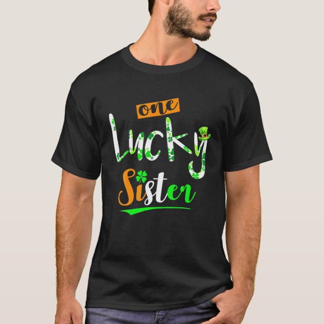 One Lucky Teacher St patrick's day T Shirt (Framsida)