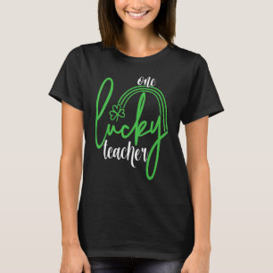 One Lucky Teacher St Patricku2019s Dag 2 T Shirt