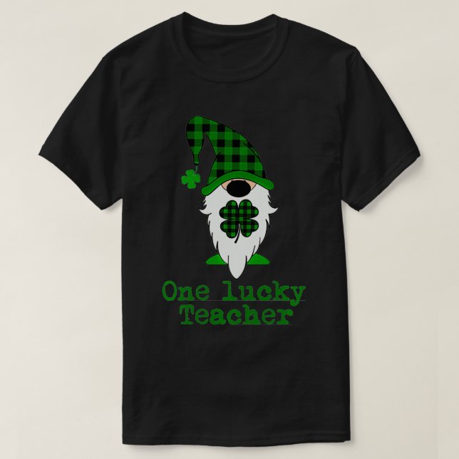 One Lucky Teacher Women's St Patricks Day St T Shirt (Design framsida)