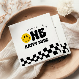 ONE Lycklig, 1:a födelsedag Party Napkins Pappersservett