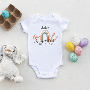 One Lycklig Boy - Rainbow 1st Birthday Personlig T Shirt