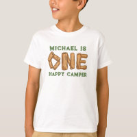 One Lycklig Camper 1st Birthday T-Shirt