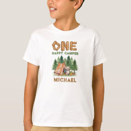 One Lycklig Camper 1st Birthday T-Shirt