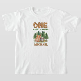 One Lycklig Camper 1st Birthday T-Shirt