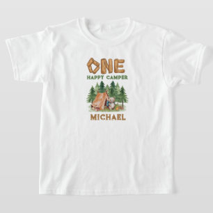 One Lycklig Camper 1st Birthday T-Shirt