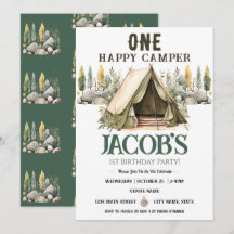 One Lycklig Camper Barns födelsedag