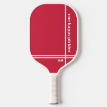 One Lycklig Pickler Red White Initialer Funny