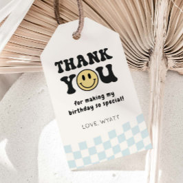 One Lycklig, Smiley, 1:a födelsedagsfavoriter Presentetikett