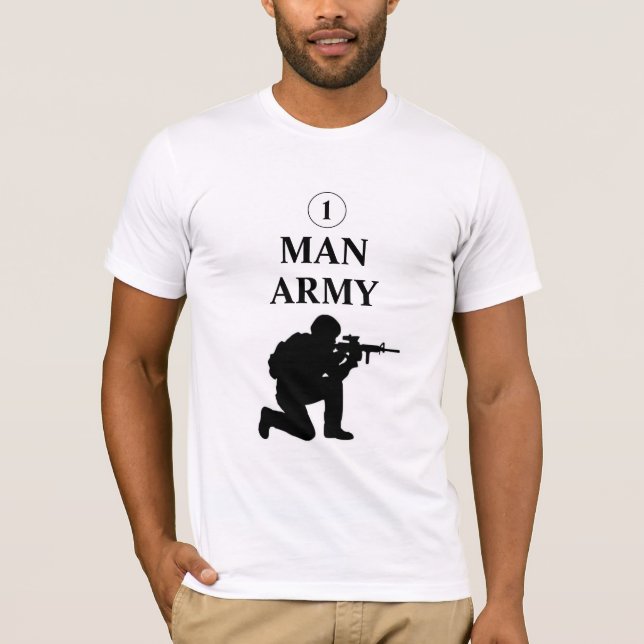One Man Army T Shirt (Framsida)